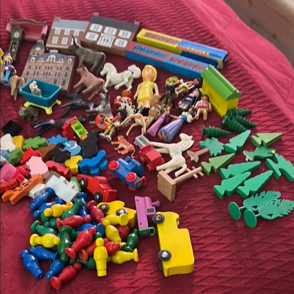 Vintage Wood and assorted Kids Toy Set 2